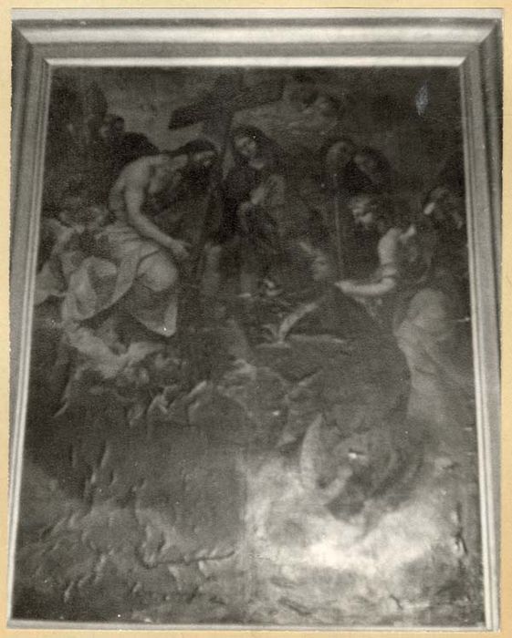 tableau : l'Apothéose de saint Louis