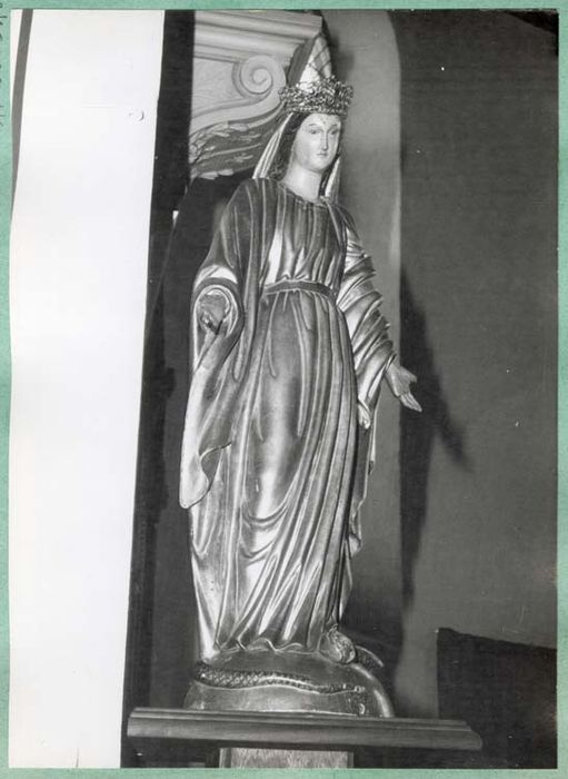 statue : Immaculée Conception dite Vierge de la Médaille miraculeuse - © Ministère de la Culture (France), Médiathèque du patrimoine et de la photographie, diffusion GrandPalaisRmn Photo