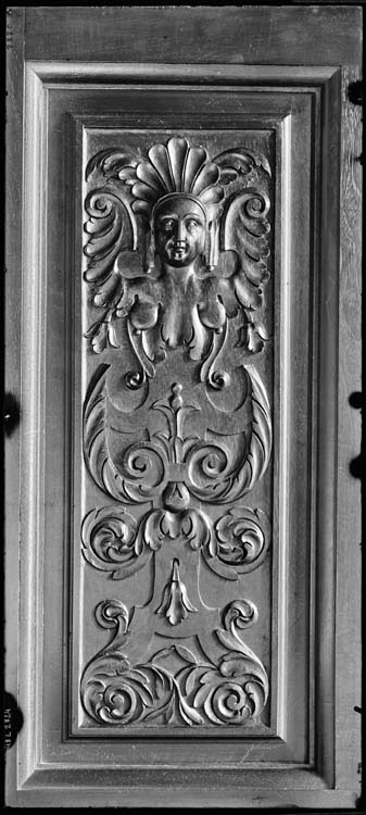 Porte : détail d’un panneau