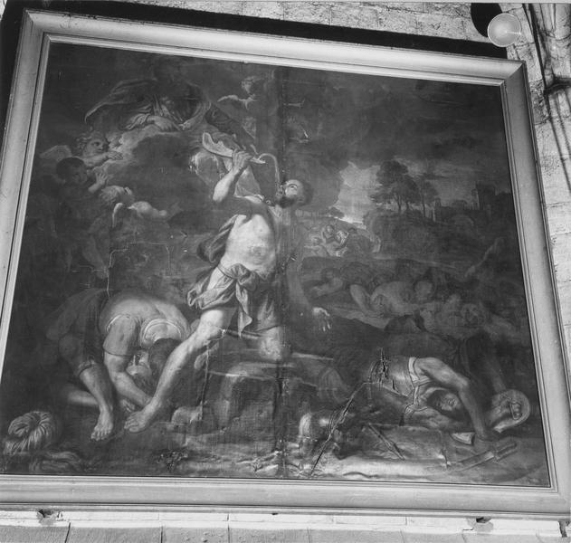 tableau : Samson chassant les philistins
