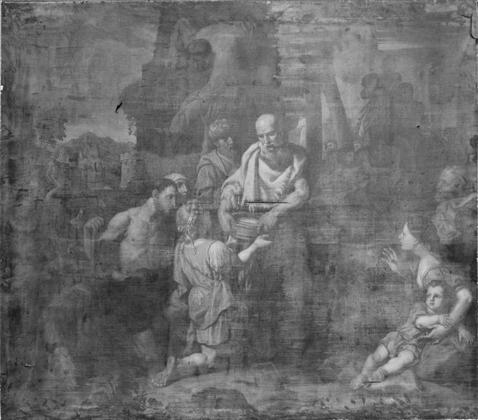tableau : Offrande à un Patriarche