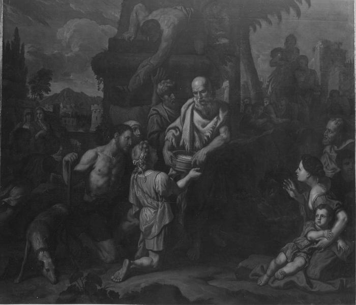 tableau : Offrande à un Patriarche