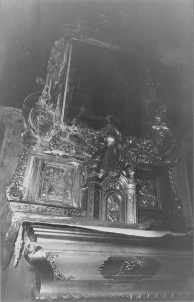 détail du retable, tabernacle