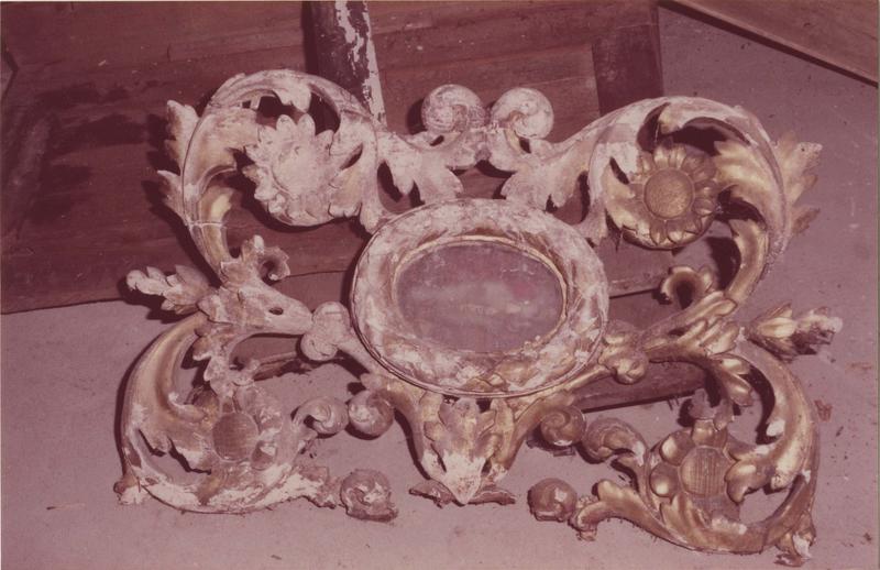 détail du retable (déposé)
