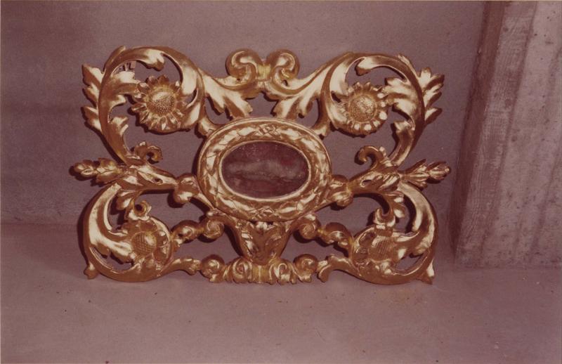 détail du retable (déposé)