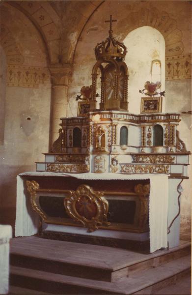 autel, tabernacle, gradins (maître-autel)