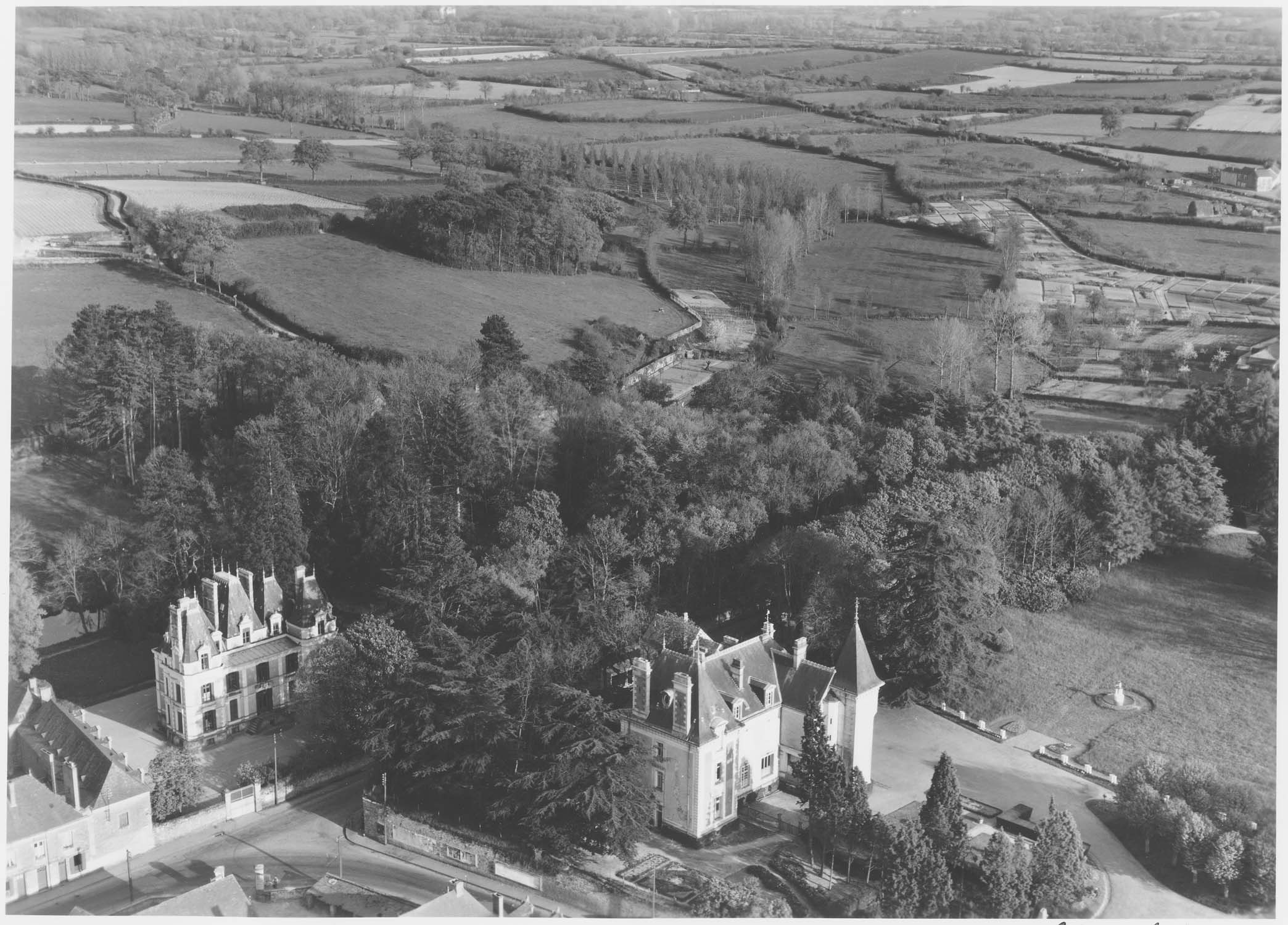 Propriété du château de La Saulaie