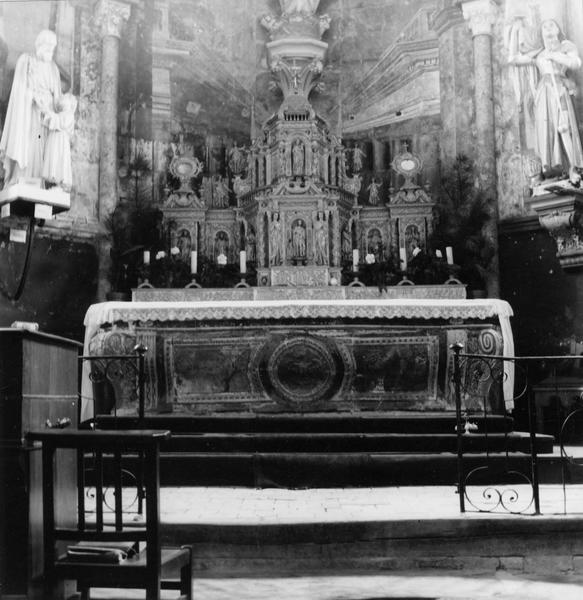 retable, tabernacle, vue générale