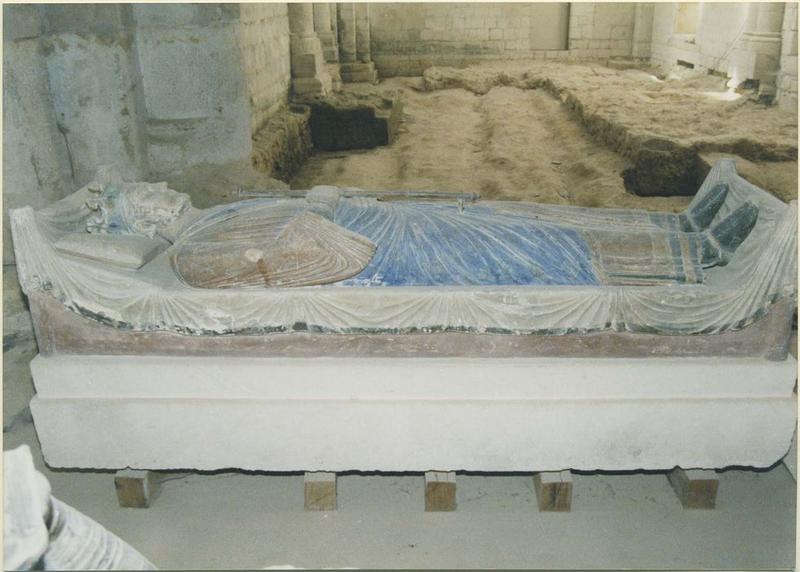 statue funéraire d'Henri II Plantagenêt, roi d'Angleterre, mort en 1189, vue générale