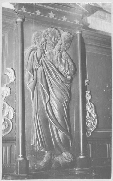haut-relief : le Bon Pasteur