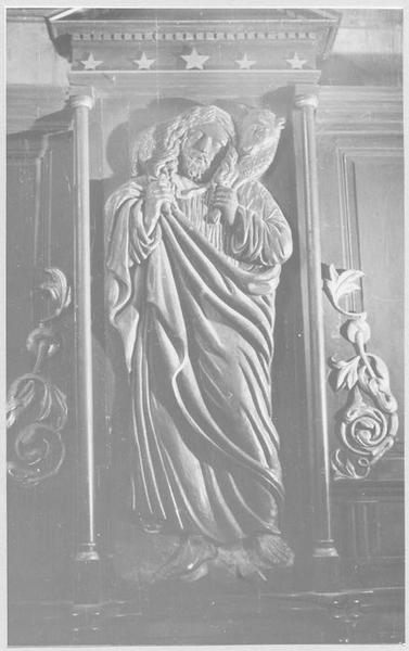 haut-relief : le Bon Pasteur