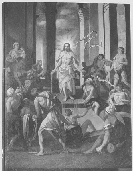 Tableau : Allégorie du Christ source de vie à partir de la scène de la piscine de Bézatha