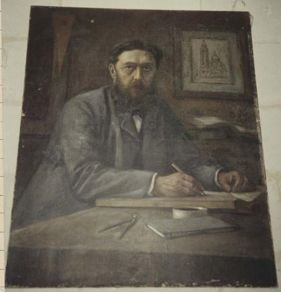 tableau : Portrait de l'architecte Lucien Magne - © Ministère de la Culture (France), Médiathèque du patrimoine et de la photographie (objets mobiliers), tous droits réservés