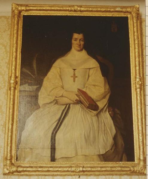 tableau : Portrait de Mme d'Antin, abbesse de Fontevrault, cadre - © Ministère de la Culture (France), Médiathèque du patrimoine et de la photographie (objets mobiliers), tous droits réservés