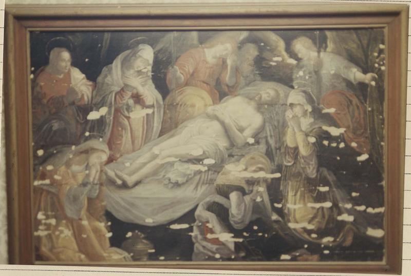 tableau : la Mise au tombeau - © Ministère de la Culture (France), Médiathèque du patrimoine et de la photographie (objets mobiliers), tous droits réservés