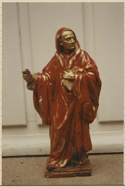 statuette : Saint Benoît ou Robert d'Arbrissel - © Ministère de la Culture (France), Médiathèque du patrimoine et de la photographie (objets mobiliers), tous droits réservés