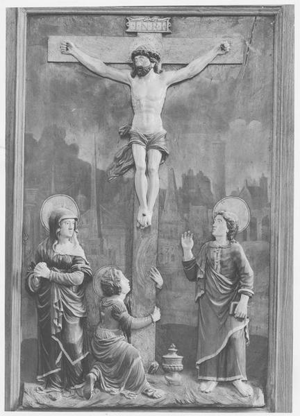 Bas-relief : la Crucifixion