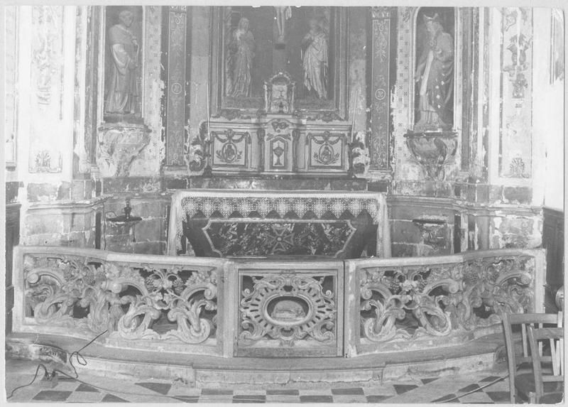 Autel, tabernacle, exposition, retable