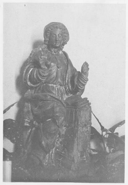 statue : Vierge de l'Annonciation, de trois quarts