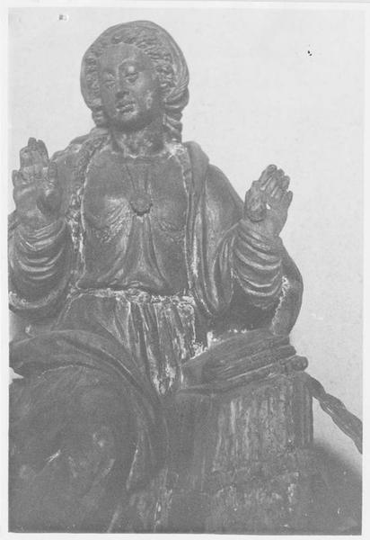statue : Vierge de l'Annonciation, de trois quarts