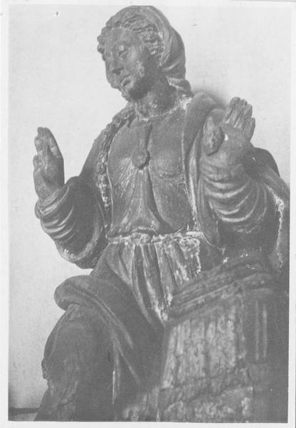 statue : Vierge de l'Annonciation, de trois quarts