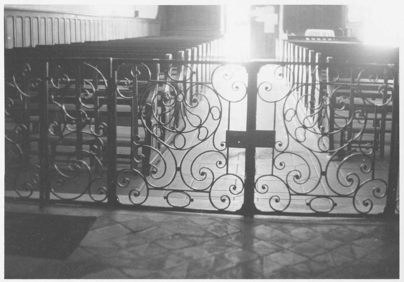 clôture de choeur (grille de communion)