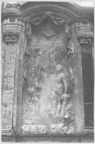 bas-relief : le Baptême du Christ