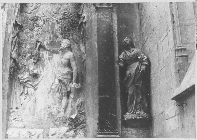 bas-relief : le Baptême du Christ