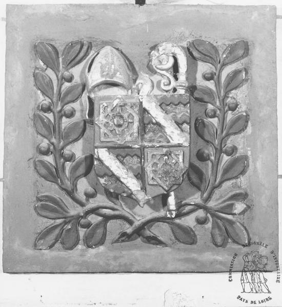 blason de Charles Miron, évêque d'Angers