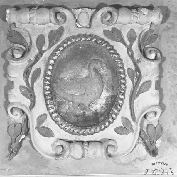 blason de Pierre Marion, abbé de Saint-Serge