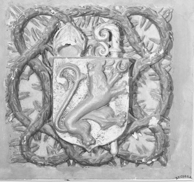 blason de René Breslay, évêque de Troyes