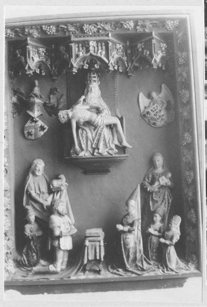 bas-relief : la Trinité - © Ministère de la Culture (France), Médiathèque du patrimoine et de la photographie (objets mobiliers), tous droits réservés