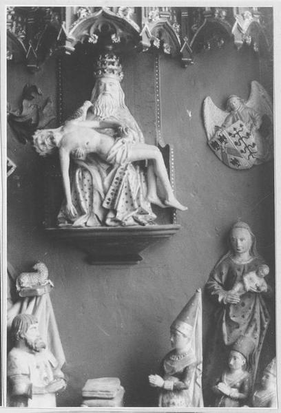 bas-relief : la Trinité, détail - © Ministère de la Culture (France), Médiathèque du patrimoine et de la photographie (objets mobiliers), tous droits réservés