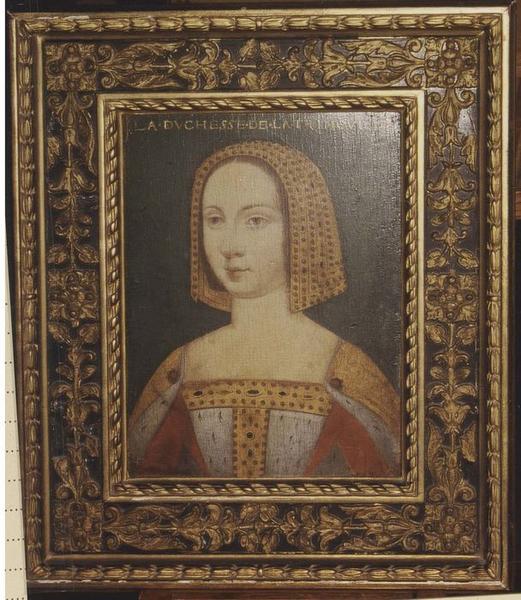 tableau et son cadre : Portrait de la Duchesse de la Trémoïlle - © Ministère de la Culture (France), Médiathèque du patrimoine et de la photographie (objets mobiliers), tous droits réservés