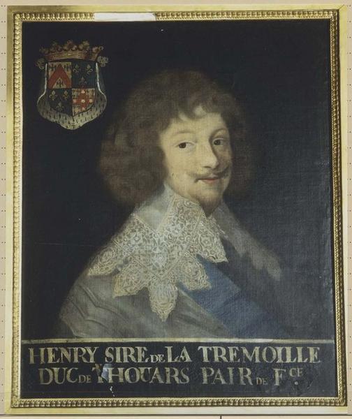 tableau et son cadre : Portrait d'Henry de la Trémoïlle, Duc de Thouars et Pair de France - © Ministère de la Culture (France), Médiathèque du patrimoine et de la photographie (objets mobiliers), tous droits réservés