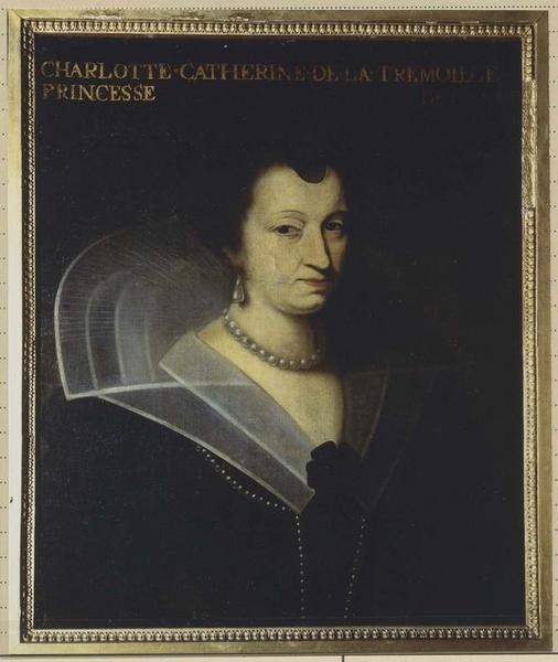 tableau et son cadre : Portrait de Charlotte-Catherine de la Trémoïlle, Princesse de Condé - © Ministère de la Culture (France), Médiathèque du patrimoine et de la photographie (objets mobiliers), tous droits réservés