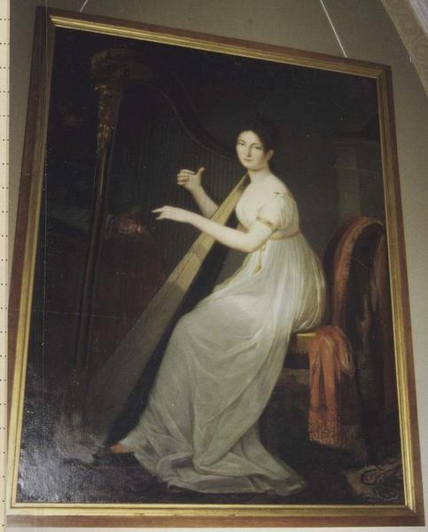 tableau et son cadre : Portrait de Madame Duchatel - © Ministère de la Culture (France), Médiathèque du patrimoine et de la photographie (objets mobiliers), tous droits réservés