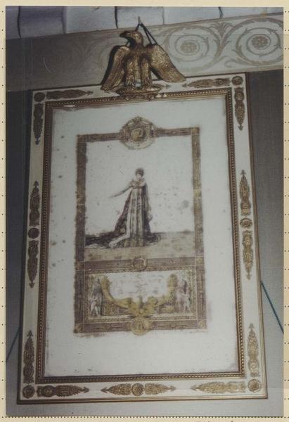 tableau et son cadre : l'Impératrice Joséphine en costume de sacre - © Ministère de la Culture (France), Médiathèque du patrimoine et de la photographie (objets mobiliers), tous droits réservés