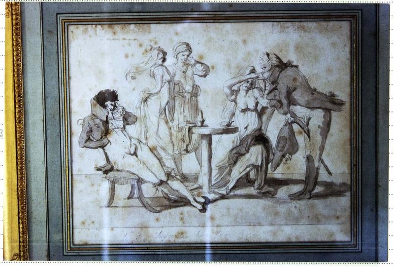 dessin : Personnages caricaturés sous l'Empire - © Ministère de la Culture (France), Médiathèque du patrimoine et de la photographie (objets mobiliers), tous droits réservés