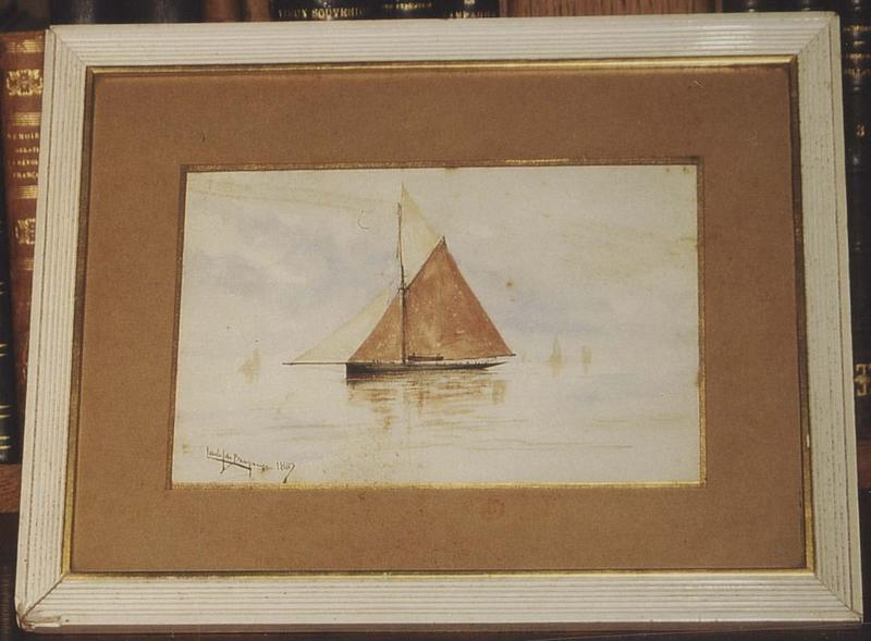 tableau et son cadre : Marine - © Ministère de la Culture (France), Médiathèque du patrimoine et de la photographie (objets mobiliers), tous droits réservés