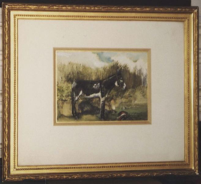 tableau : Scène champêtre, un âne - © Ministère de la Culture (France), Médiathèque du patrimoine et de la photographie (objets mobiliers), tous droits réservés