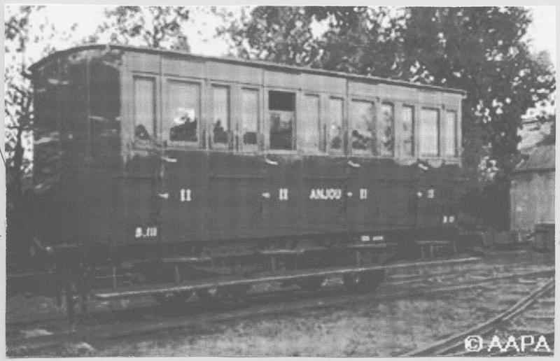voiture à voyageurs à essieux parallèles, à voie métrique, B 111