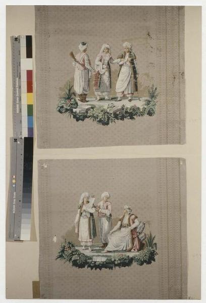 garniture architecturale (papier peint)