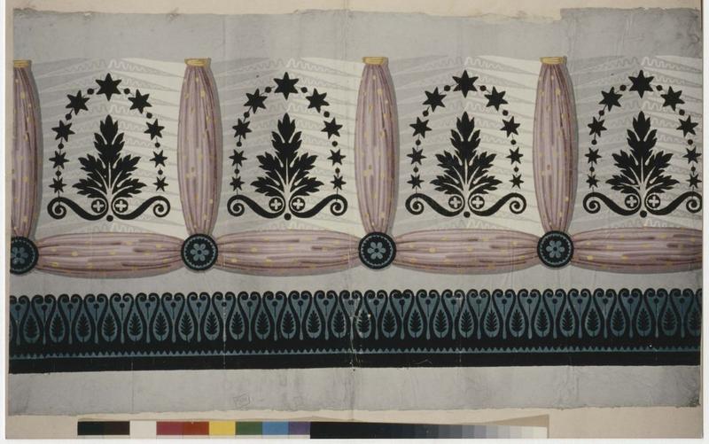 garniture architecturale (papier peint)