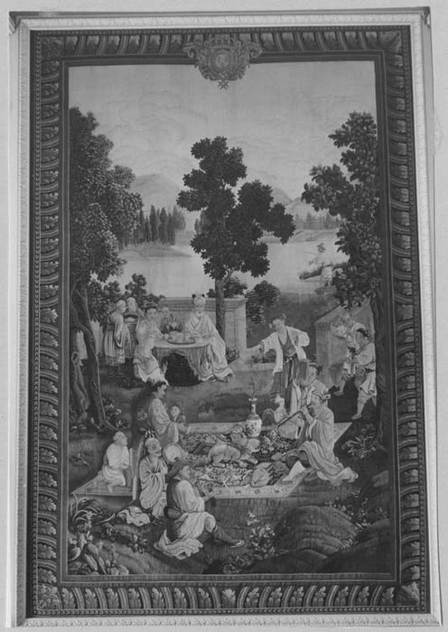 pièce murale : Chinois jouant d'instruments de musique - © Ministère de la Culture (France), Médiathèque du patrimoine et de la photographie, diffusion RMN-GP