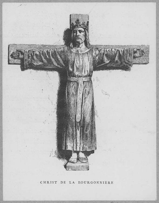 statue : Christ en croix (Christ de Saint-Sauve) (document imprimé) - © Ministère de la Culture (France), Médiathèque du patrimoine et de la photographie, diffusion RMN-GP