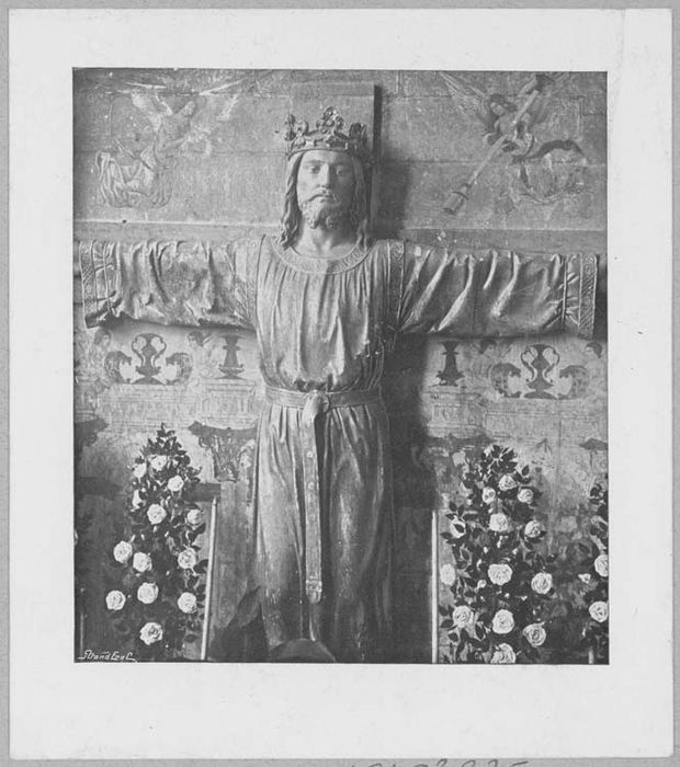 statue : Christ en croix (Christ de Saint-Sauve) (document imprimé) - © Ministère de la Culture (France), Médiathèque du patrimoine et de la photographie, diffusion RMN-GP