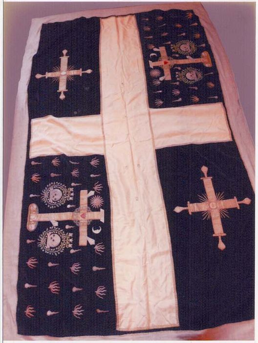 drap mortuaire de Sainte-Croix d'Angers