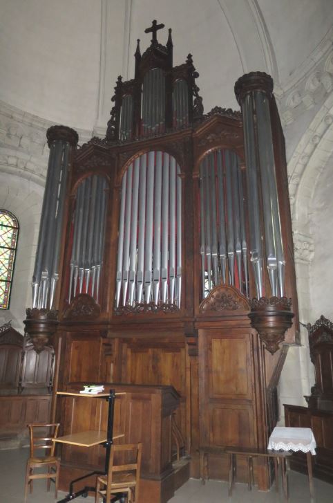 orgue de choeur, vue générale