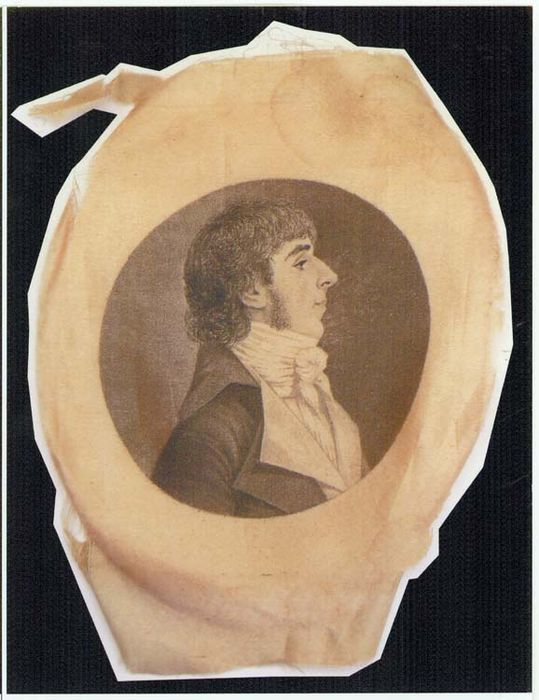 dessin : Portrait de jeune homme de profil droit